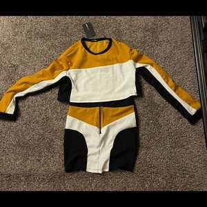 COPY - Fashion Nova Set, Gold, Black & White. Nev…
